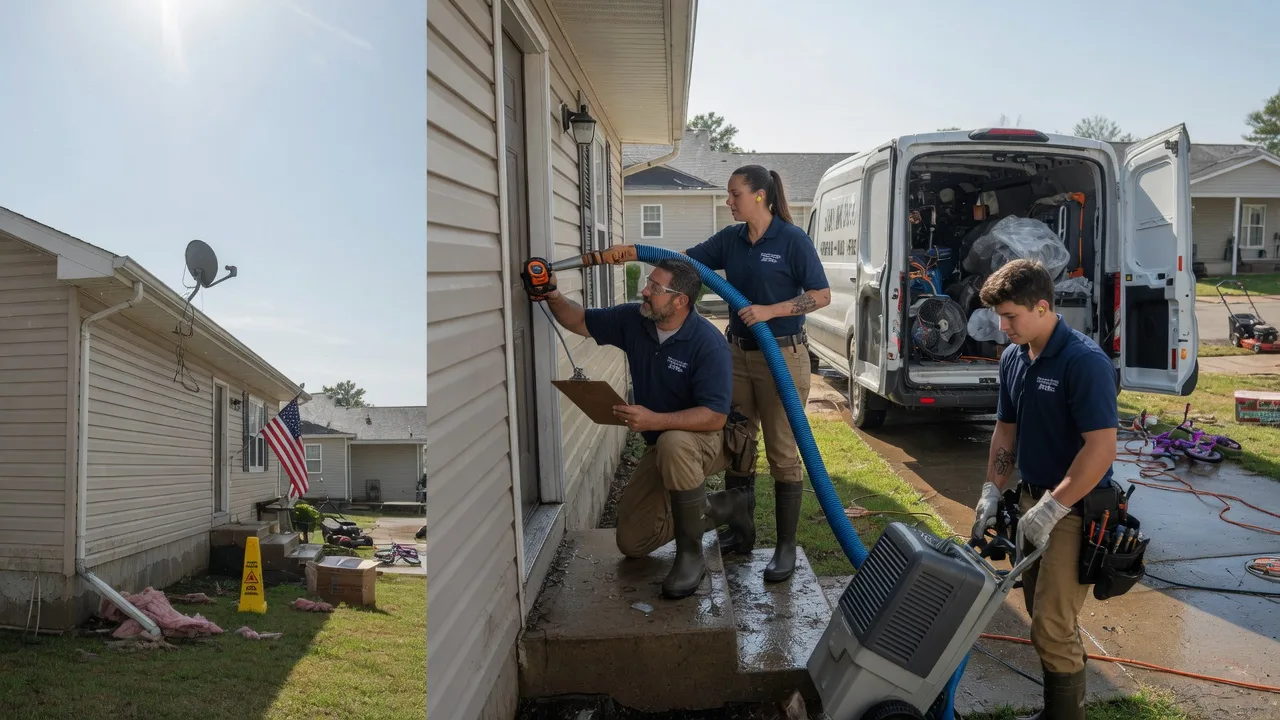 Ceiling Water Damage Restoration in Roscoe, IL near me